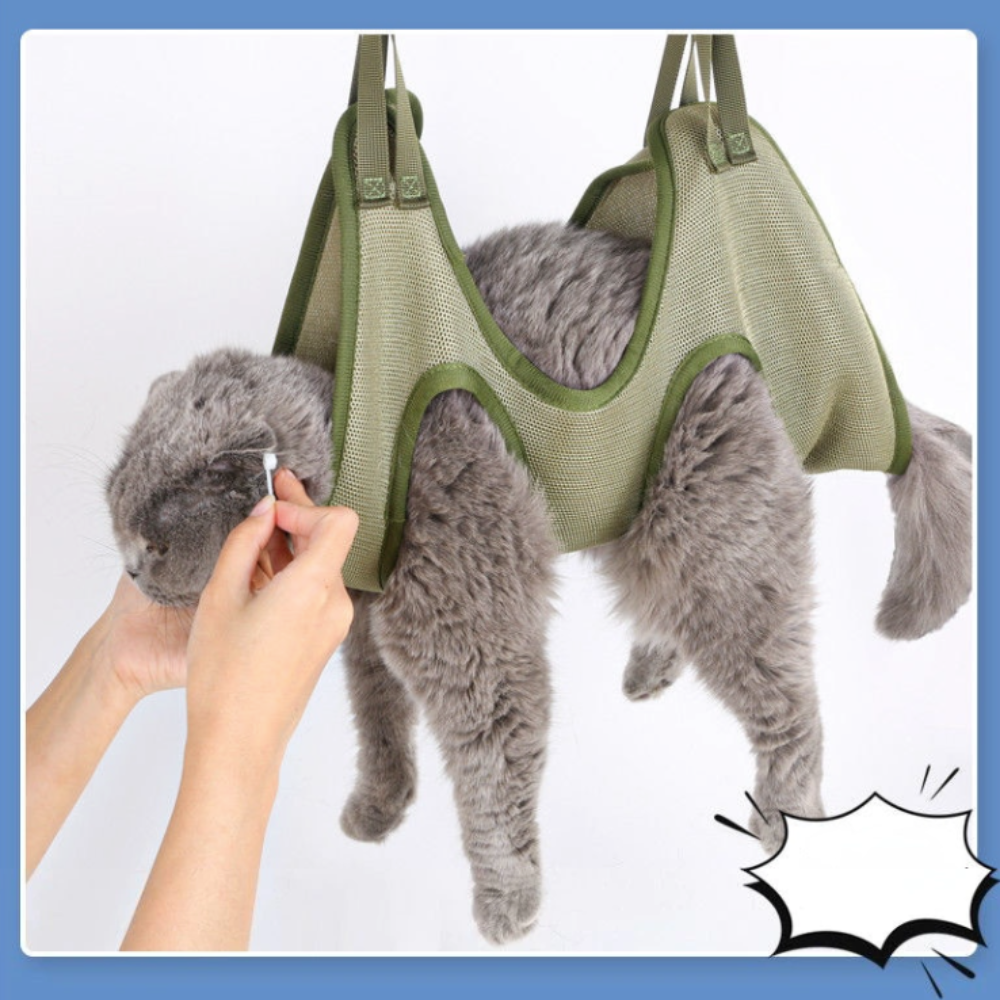Dog/ Cat Grooming Restraint Bag with Hammock
